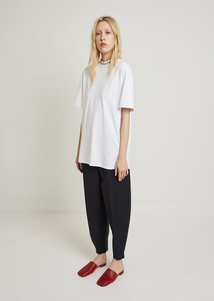 Tessy Leather Slide Mules