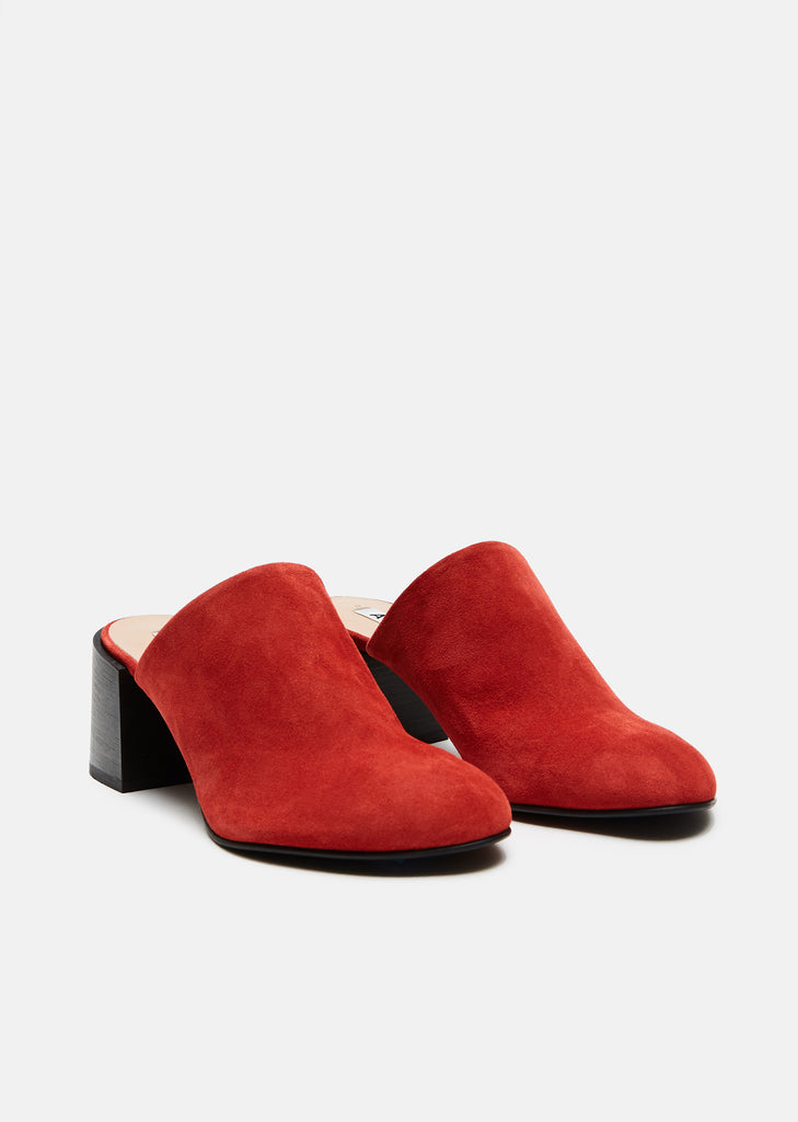 Sil Suede Heeled Mule