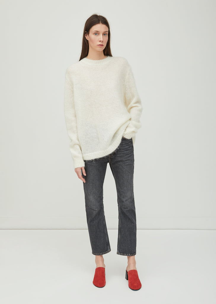 Sil Suede Heeled Mule