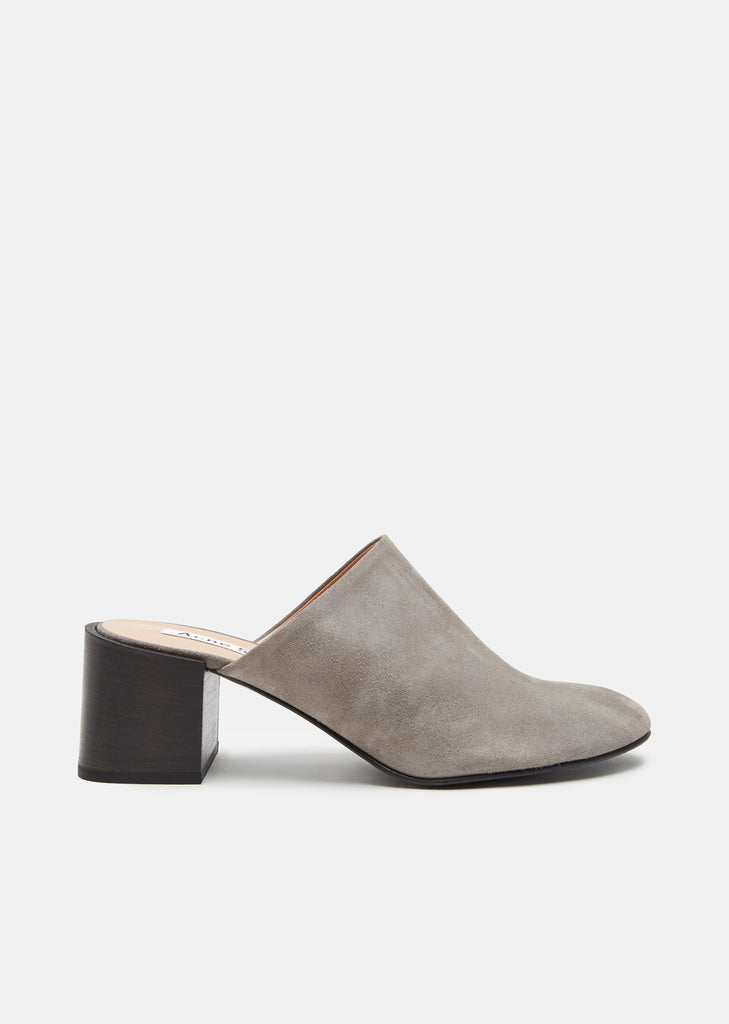 Sil Suede Heeled Mule