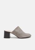 Sil Suede Heeled Mule