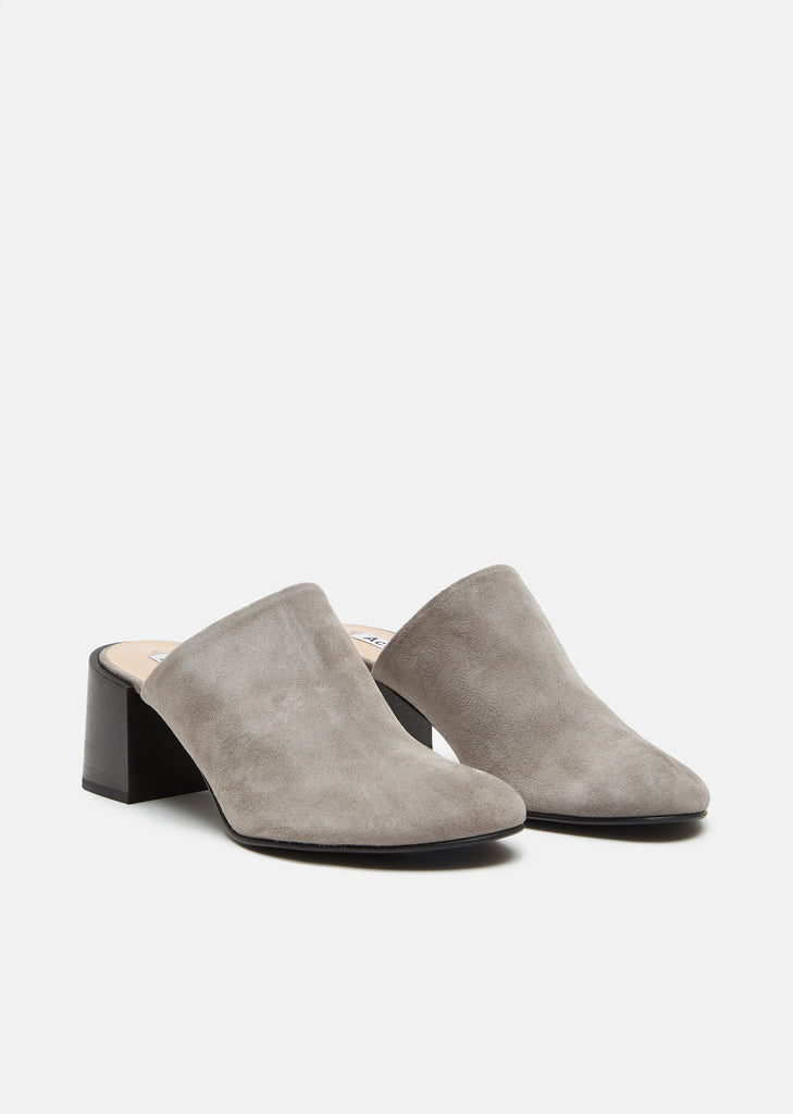 Sil Suede Heeled Mule
