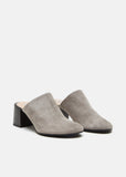 Sil Suede Heeled Mule