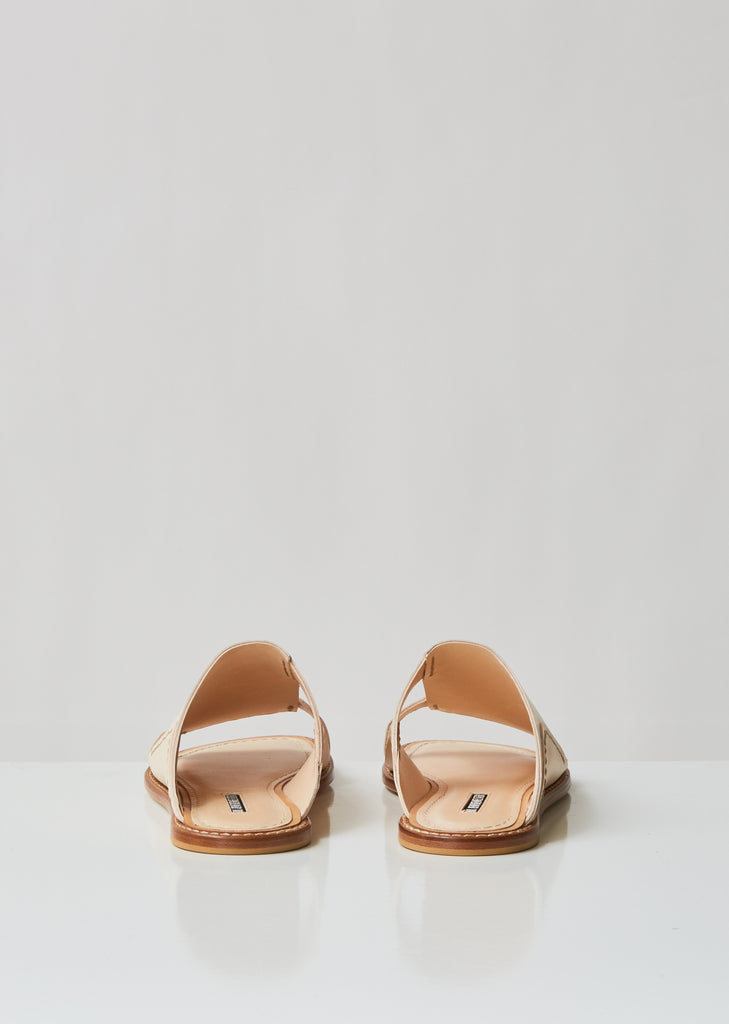 Slip On Leather Slides