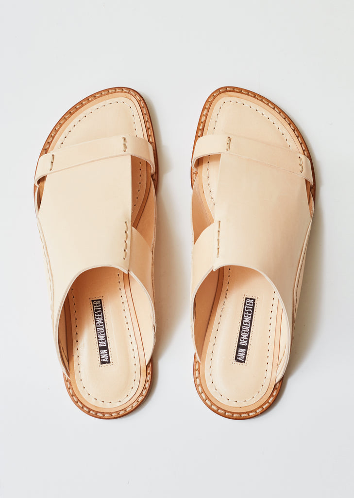 Slip On Leather Slides