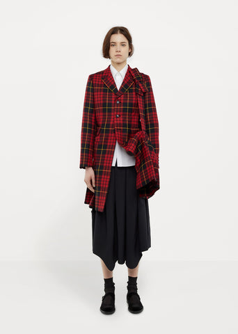 Wool Tartan Check Jacket