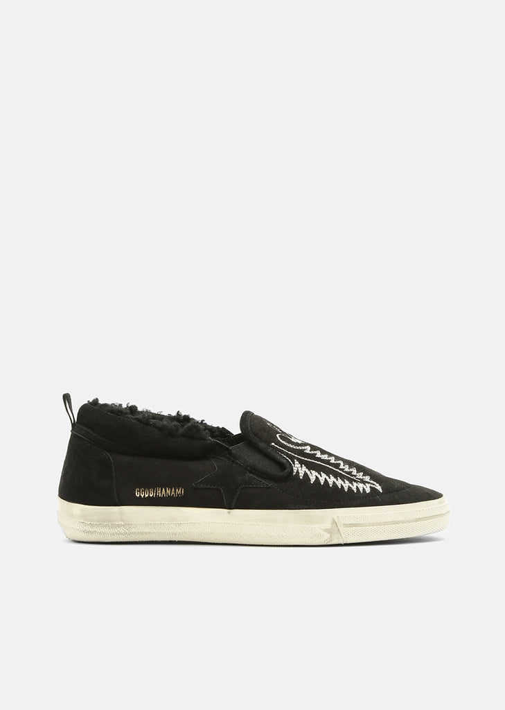 Hanami Shearling Slip On Sneakers