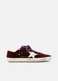 Superstar Bordeaux Velvet Sneakers