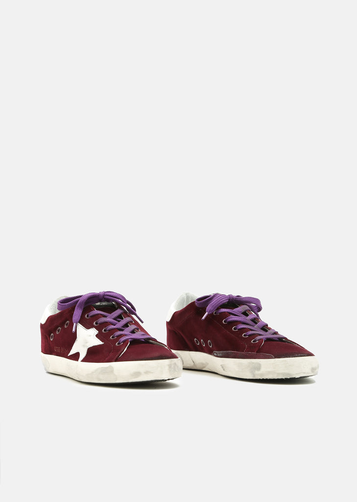 Superstar Bordeaux Velvet Sneakers