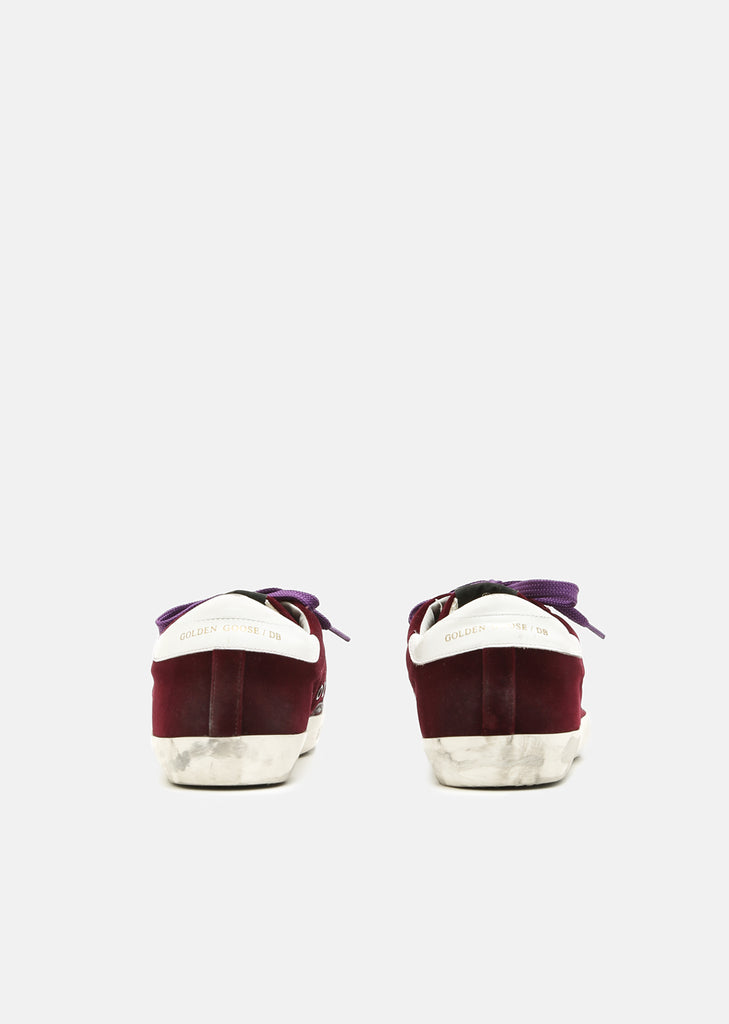 Superstar Bordeaux Velvet Sneakers