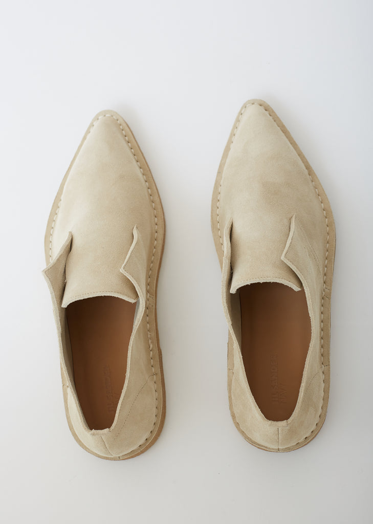 Suede Moccasin Loafers