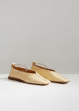 Braided Trim Flats with Removable Anklet