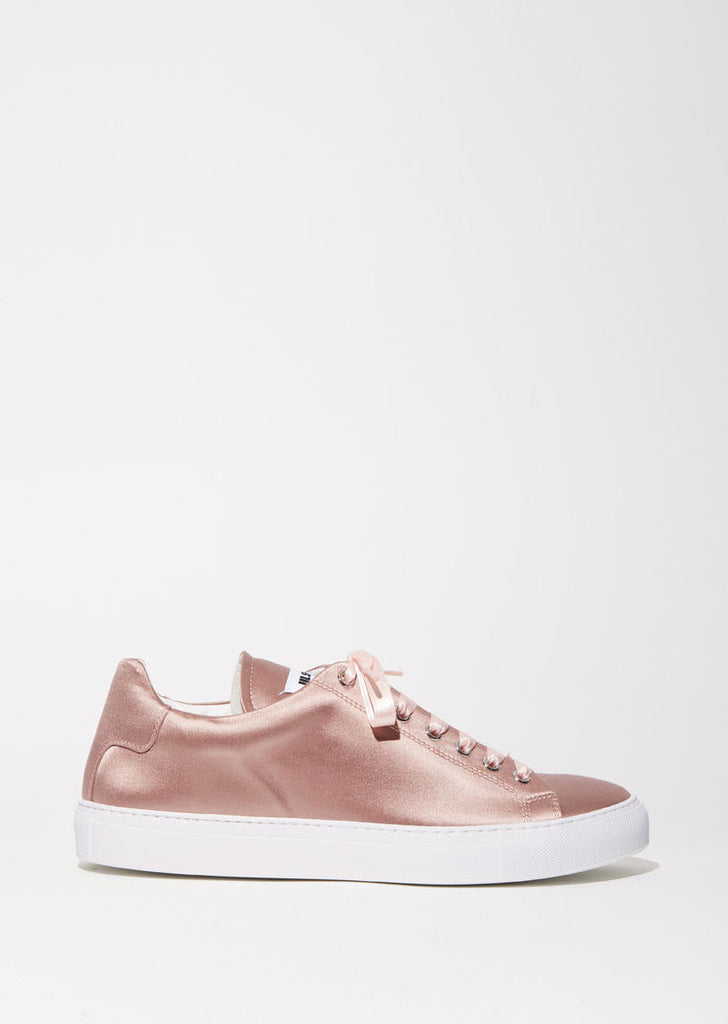 Pink Satin Sneaker