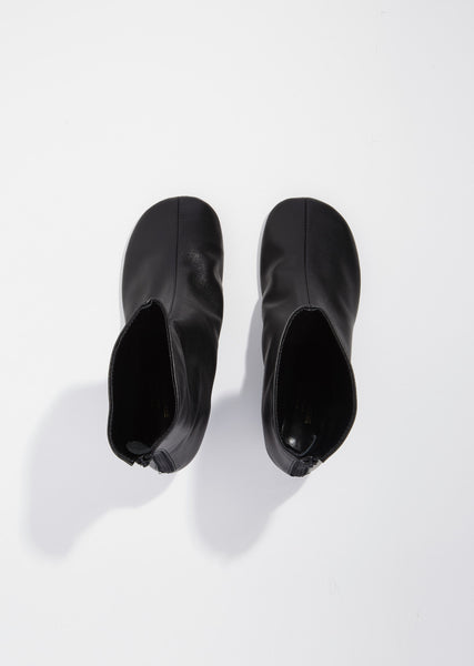 Tall Leather Ankle Boots by Junya Watanabe - La Garçonne Tall Leather Ankle Boots by Junya Watanabe - La Garçonne