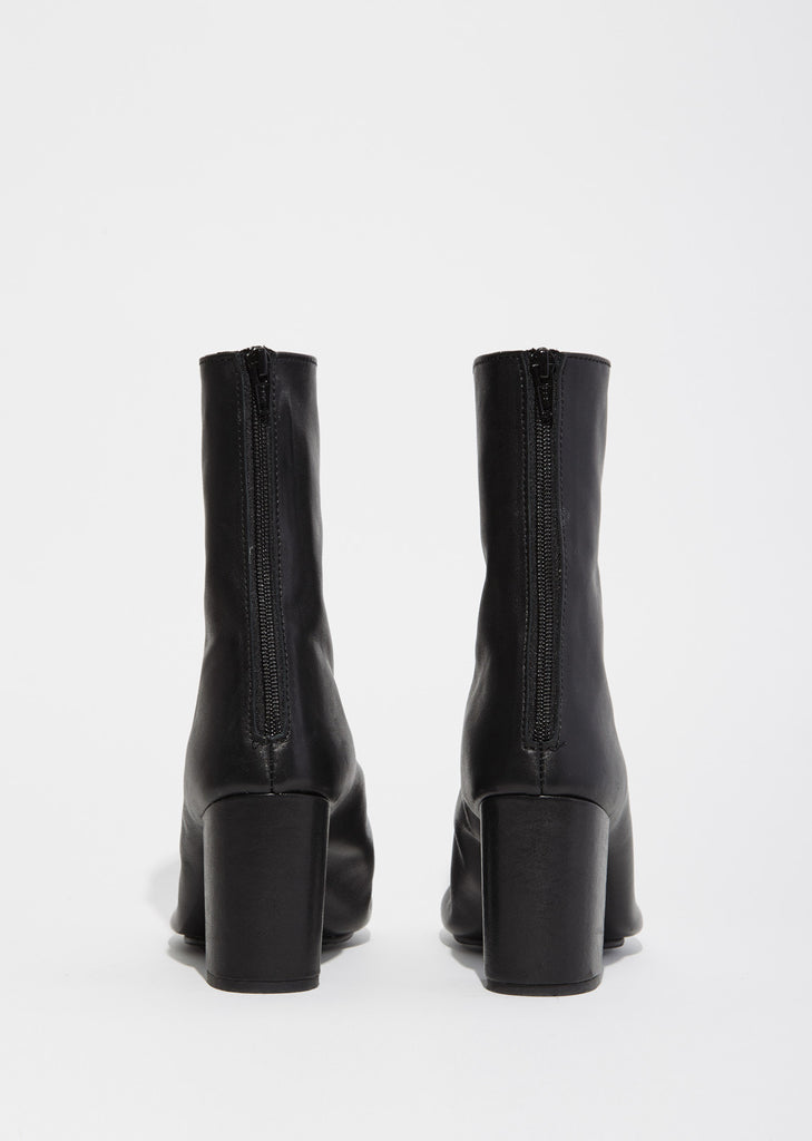 Tall Leather Ankle Boots