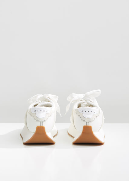 Big Foot Calfskin Sneakers by Marni- La Garçonne