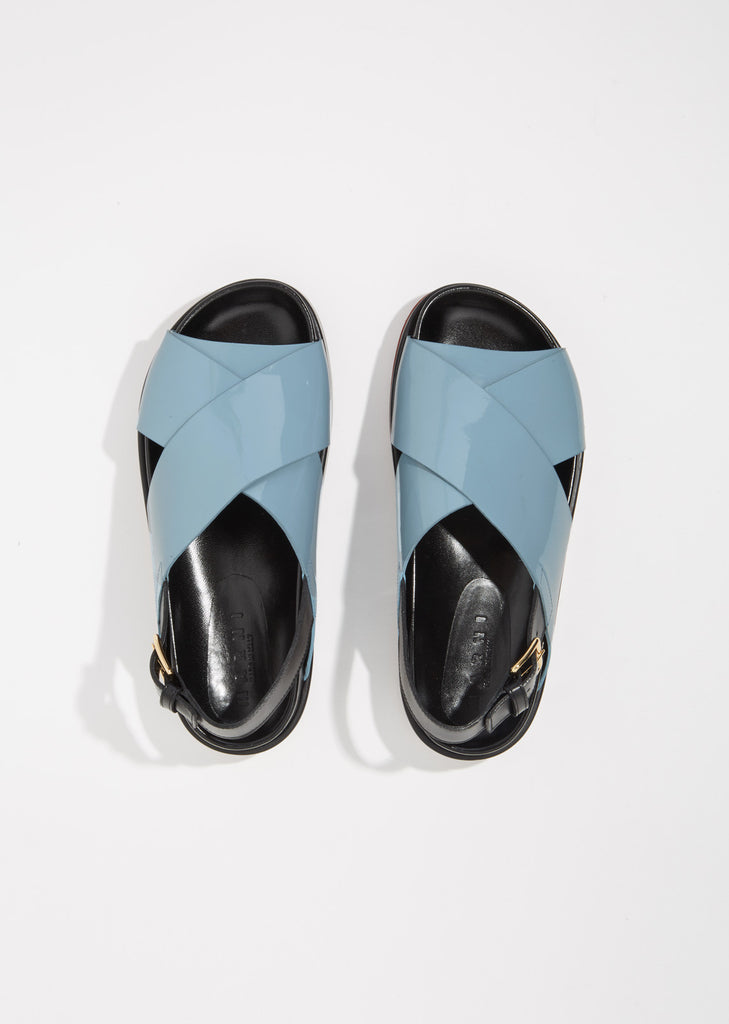 Criss Cross Platform Sandals