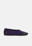 Coltellaccio Distressed Suede Flats