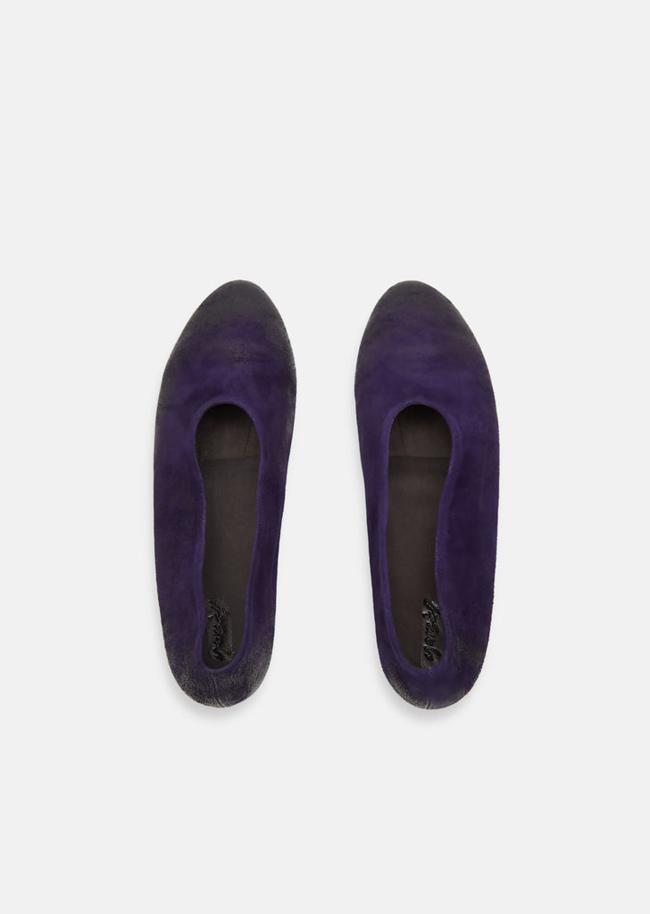 Coltellaccio Distressed Suede Flats
