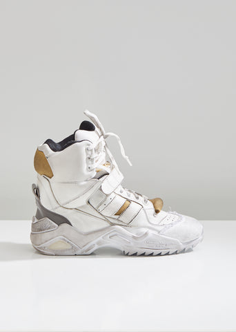 Retro Fit Distressed High Top Sneakers
