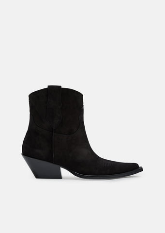 Suede Western Boots