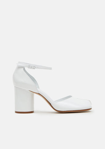 Patent Leather Tabi Sandals