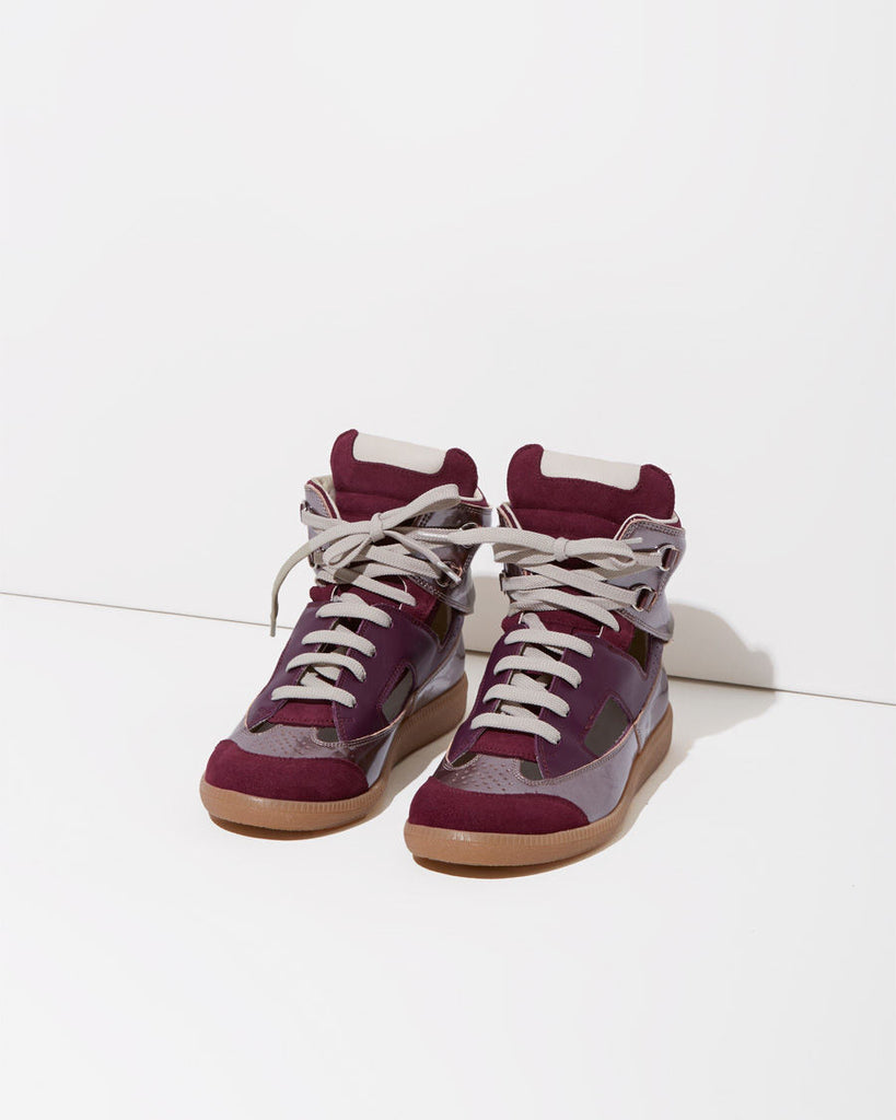 Cut-Out High-Top Sneaker