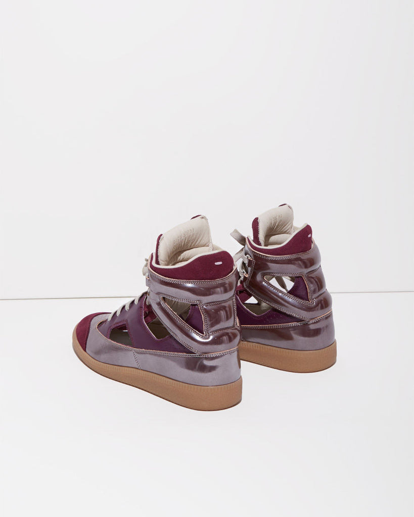 Cut-Out High-Top Sneaker