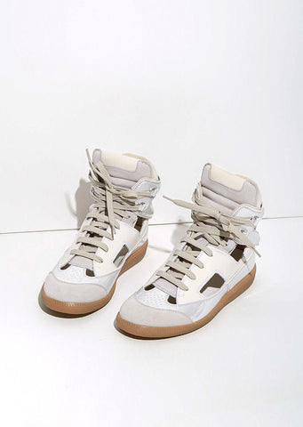 Cut-Out High-Top Sneaker