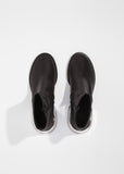 Sheep Skin Mirror Heel Ankle Boots