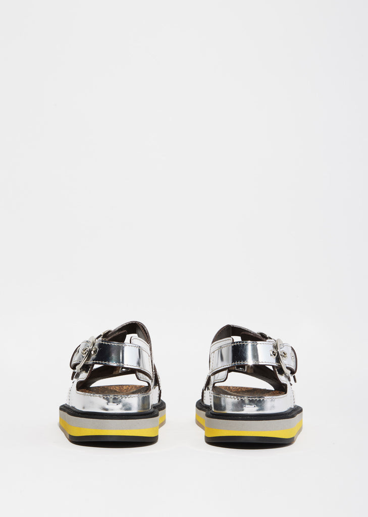 Mirror Leather Sandals