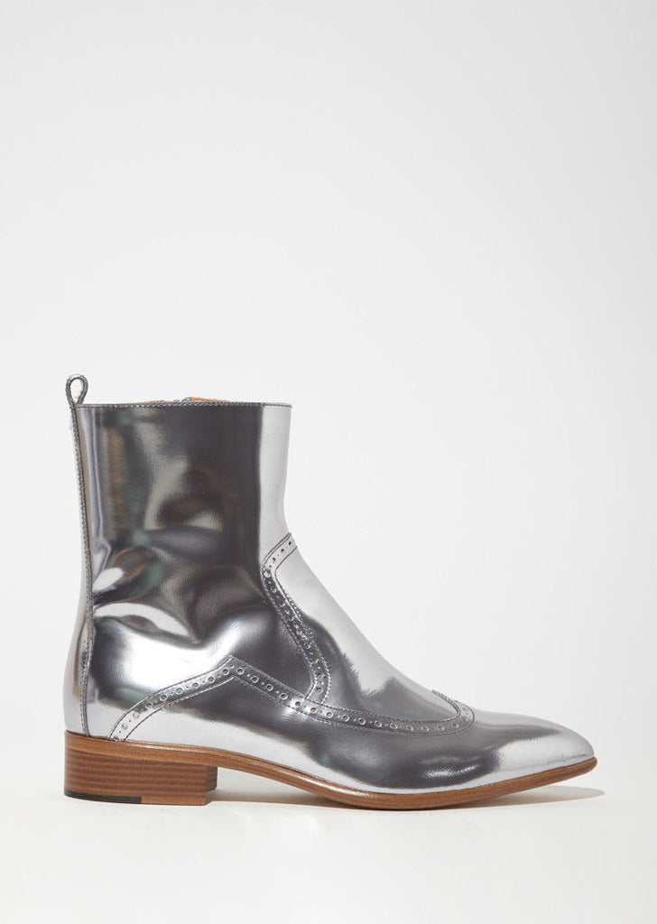Brushed Effect Ankle Boot