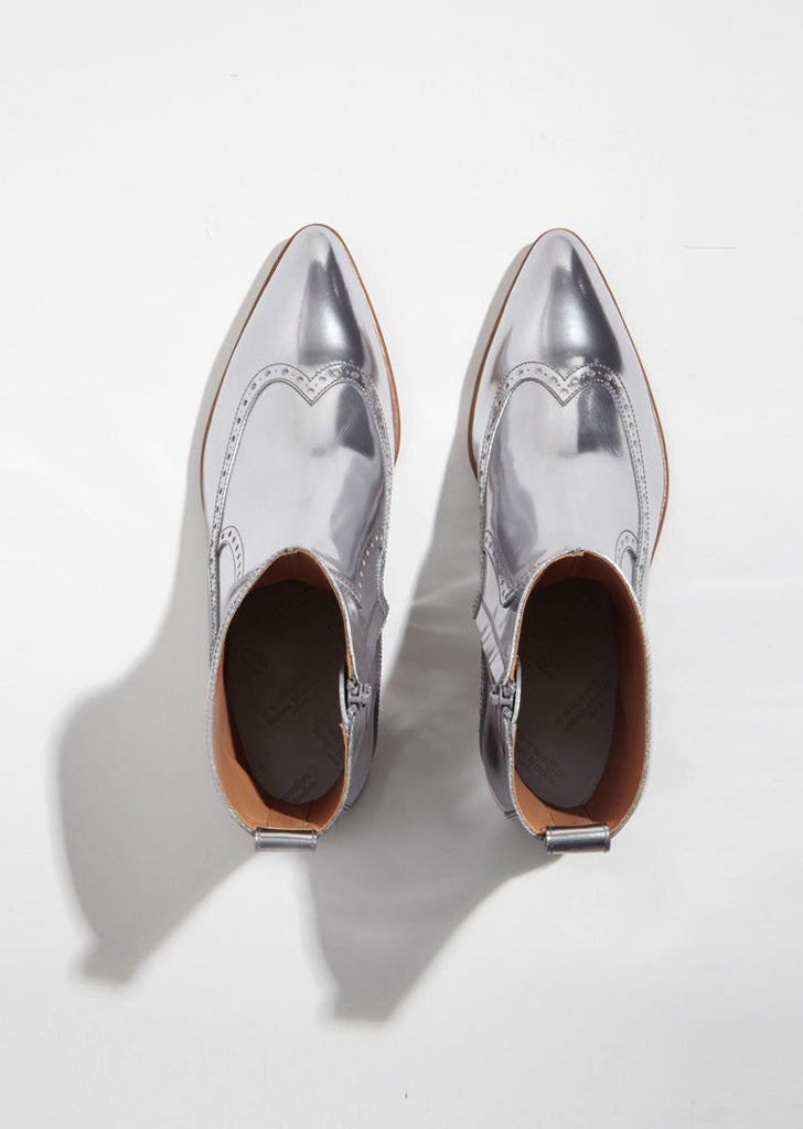 Brushed Effect Ankle Boot