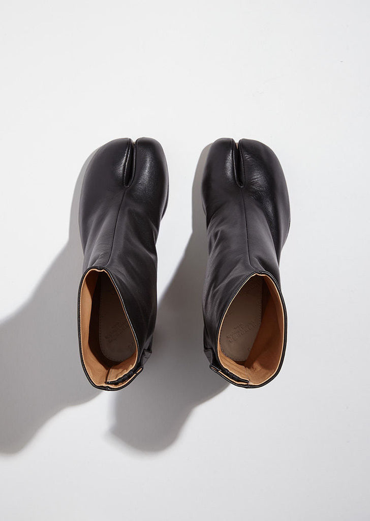 Light Brushed Effect Tabi Boots