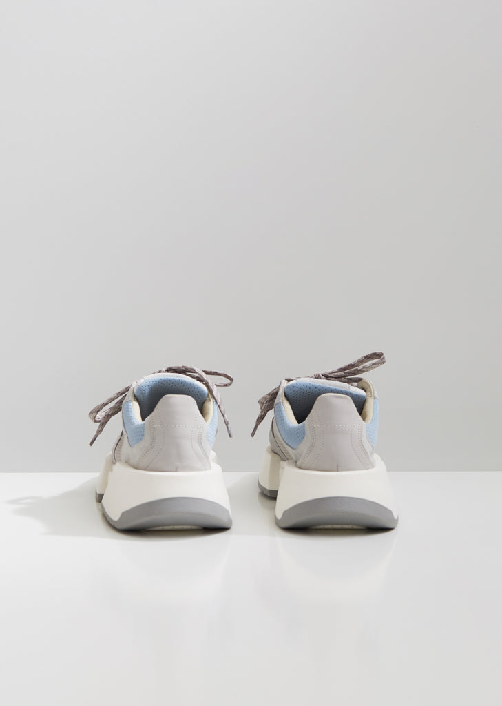 Suede Trainers With Chunky Soles