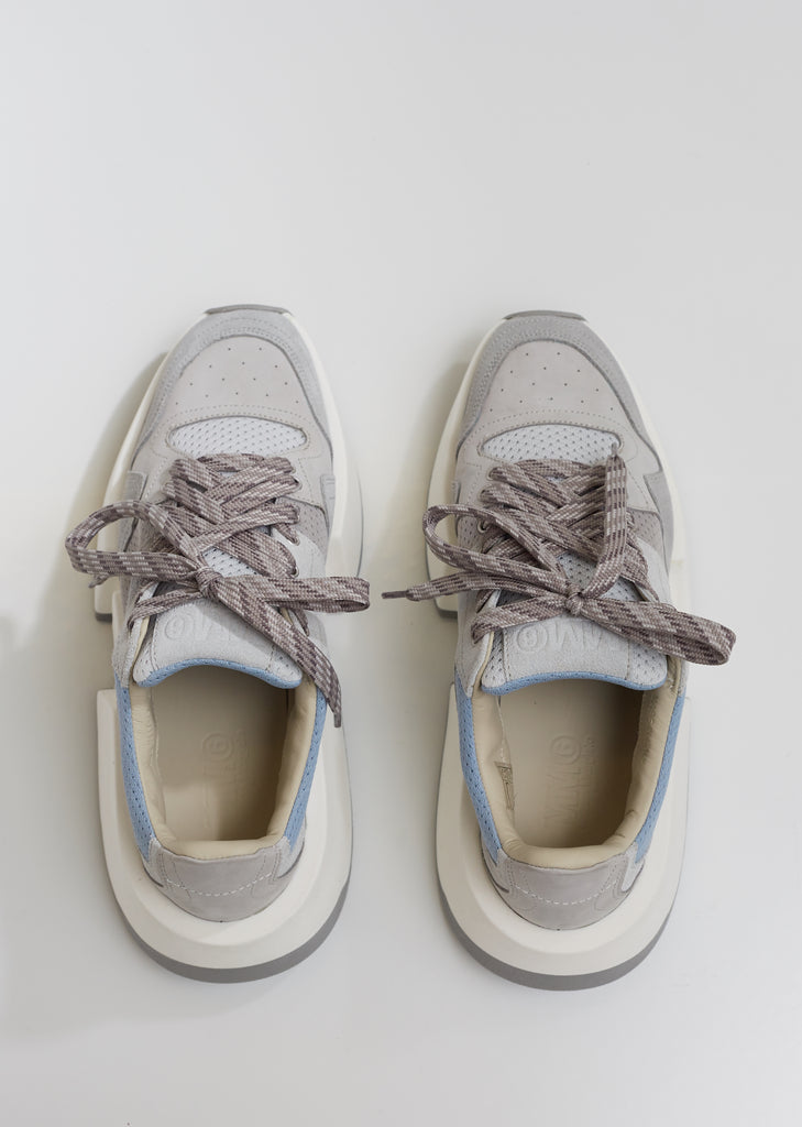 Suede Trainers With Chunky Soles