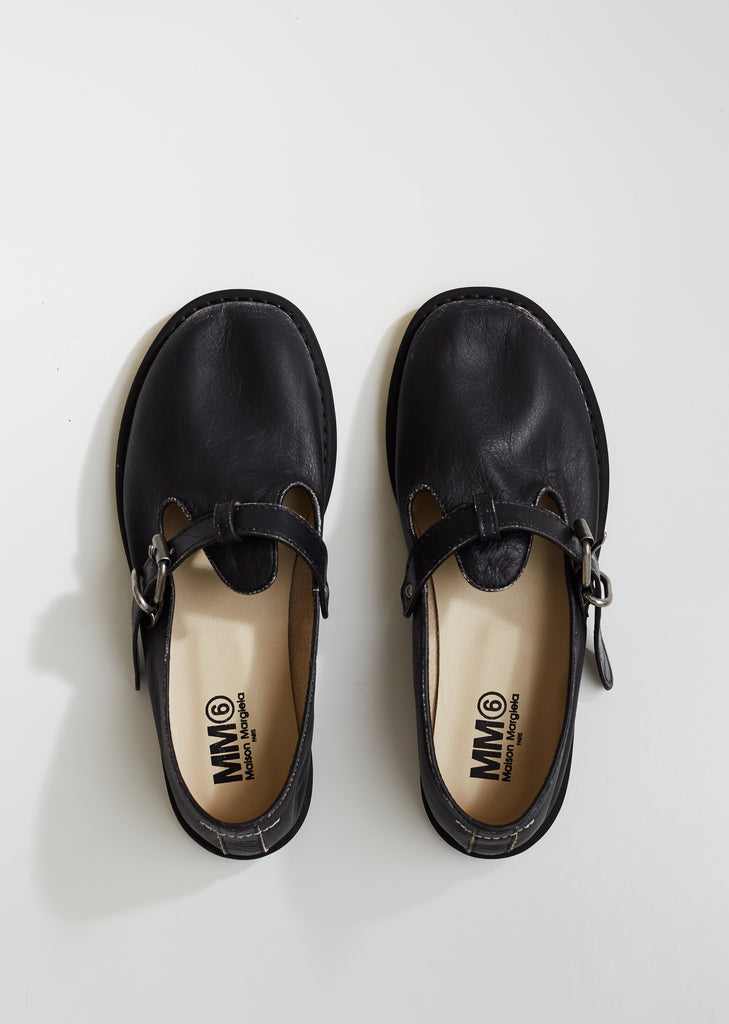 Leather Mary Janes