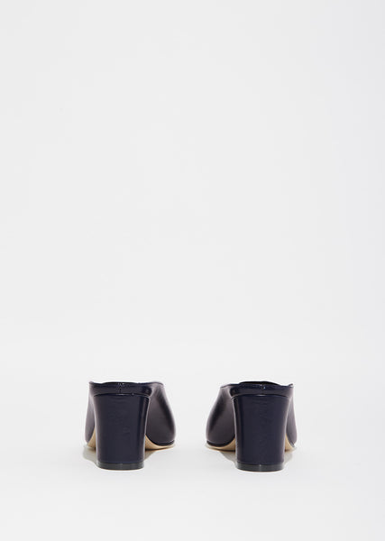 Maryam Mule in Navy by Maryam Nassir Zadeh - La Garçonne