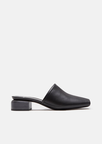 Rally Perforated Leather Mules