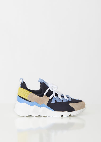 Pierre Hardy Trek Comet sneakers Navy/ Grey Suede and pink Men’s EU 40 MEN TREK COMET SNEAKERS main image 2