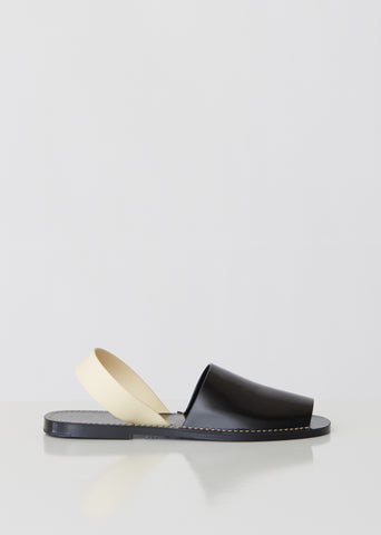 Rubber Sling Back Sandals