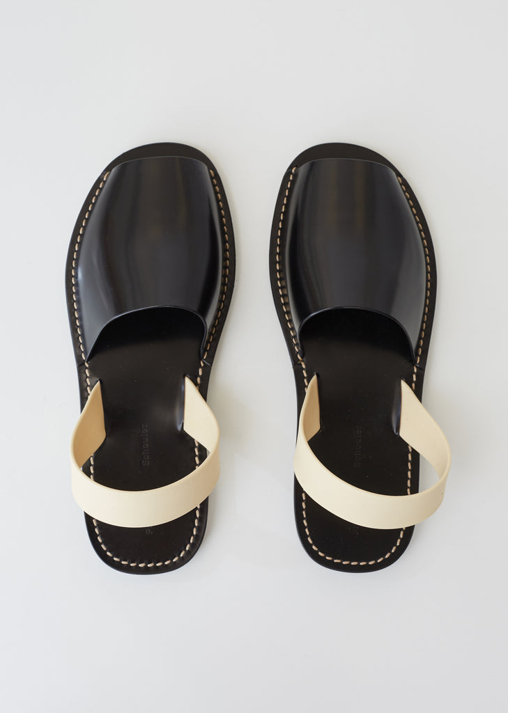 Rubber Sling Back Sandals