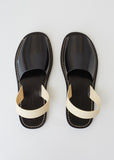 Rubber Sling Back Sandals