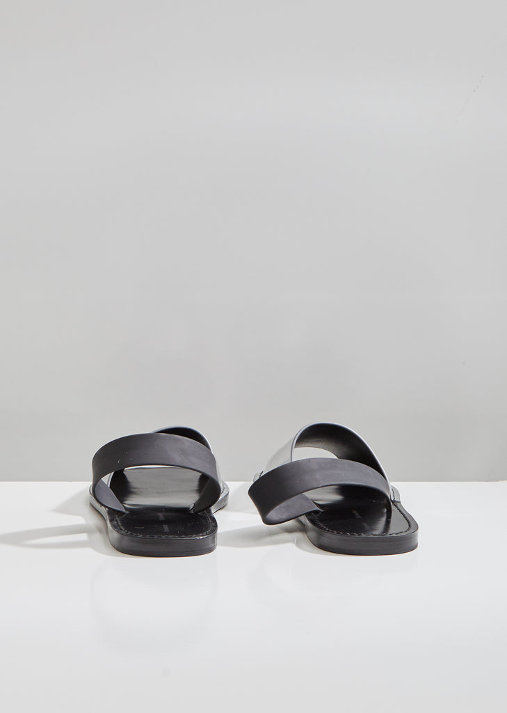 Rubber Sling Back Sandals