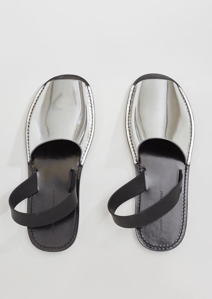 Rubber Sling Back Sandals