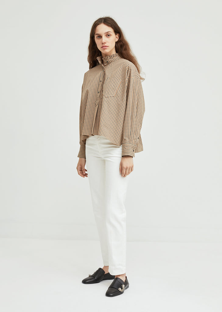 Leather Buckle Loafers