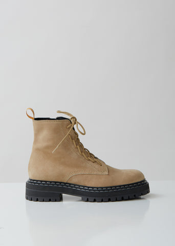 Suede Lace Up Boots