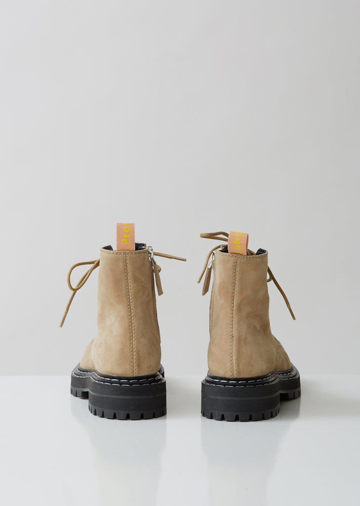 Suede Lace Up Boots