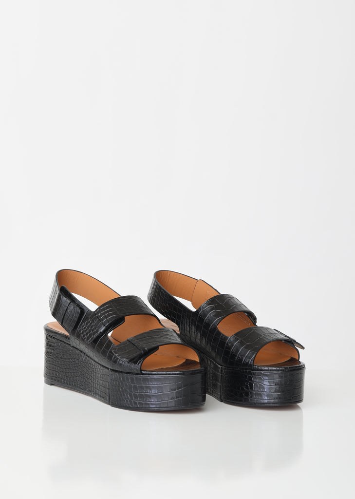 Arena Croc Platform Sandals