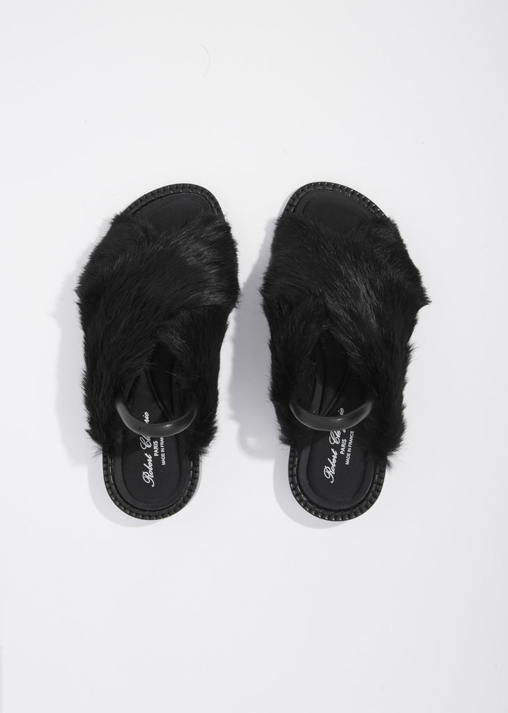 Fur Sandal